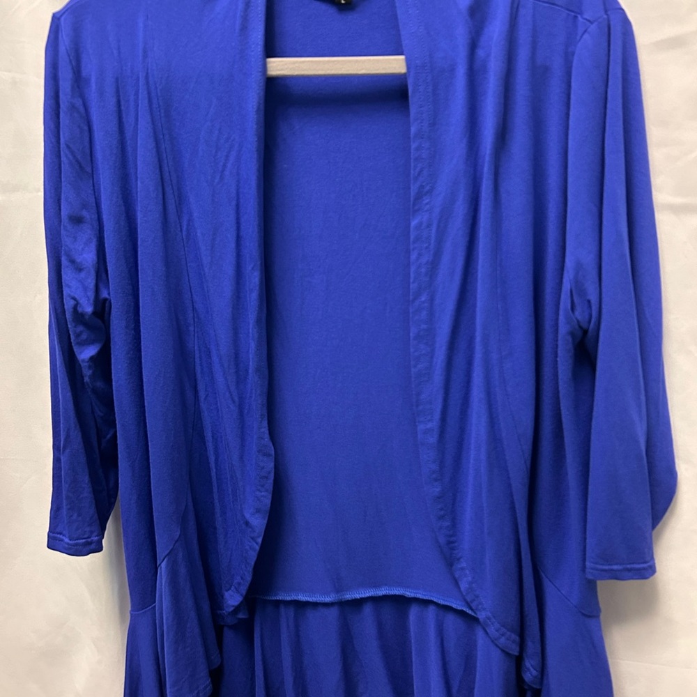 Blue Flyaway Cardigan Size Large